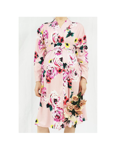 Bata de Maternidad SUFEINI con Manta y Sombrero - Postparto