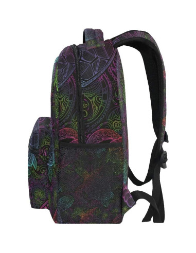 Mochila Escolar Senya Boho Tortuga Marina 17L Unisex