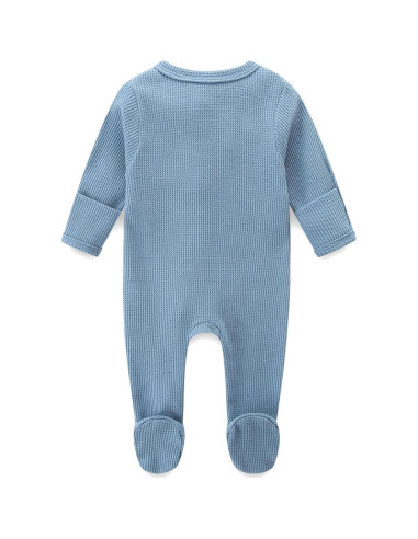 Pijama para Bebé Jomixa Algodón Orgánico 0-3 Meses Azul