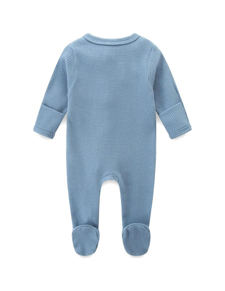 Pijama para Bebé Jomixa Algodón Orgánico 0-3 Meses Azul