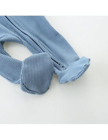 Pijama para Bebé Jomixa Algodón Orgánico 0-3 Meses Azul