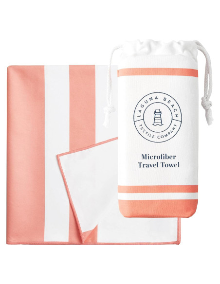 Toalla de Playa Microfibra Coral Laguna Beach 90x190 cm