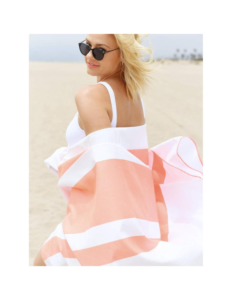 Toalla de Playa Microfibra Coral Laguna Beach 90x190 cm