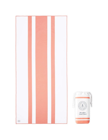 Toalla de Playa Microfibra Coral Laguna Beach 90x190 cm