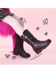 Botas de Invierno para Niñas Dream Pairs, Forro Sintético 2