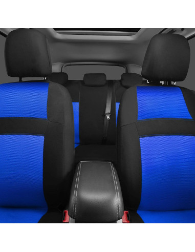 Cubiertas de Asiento de Coche 3D CAR PASS Azul y Negro
