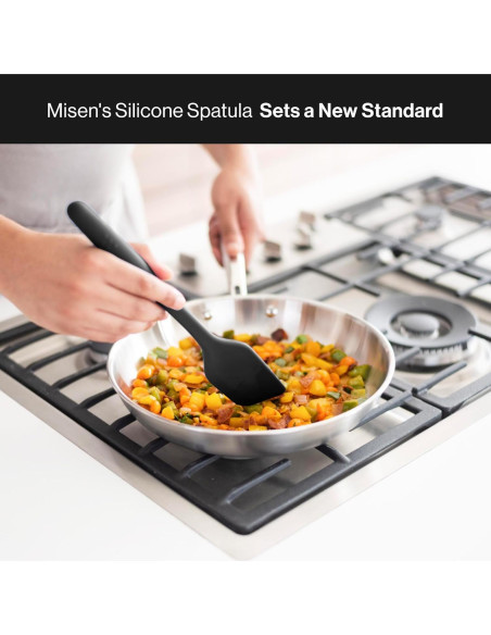 Espátula de Silicona Misen Grande Antiadherente - Apta para Lavavajillas
