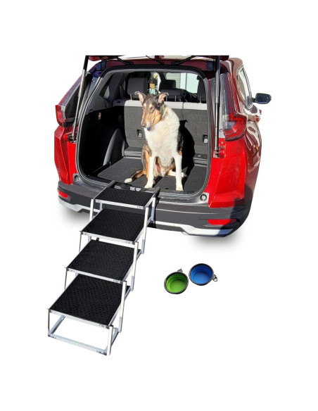 Escalera Plegable para Mascotas KOLBELL - Aluminio Antideslizante 68kg Escalera Plegable para Mascotas KOLBELL - Aluminio Antideslizante 68kg