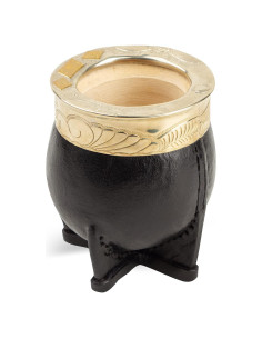 Gourd de Yerba Mate TheBmate Imperial Cuero Negro 240ml