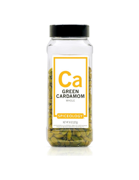 Vainas de Cardamomo Verde Enteras Spiceology 226.8 g - Especia Aromática