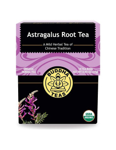 Té de raíz de astrágalo orgánico Buddha Teas | 18 bolsas