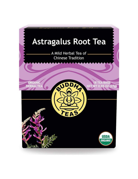 Té de raíz de astrágalo orgánico Buddha Teas | 18 bolsas