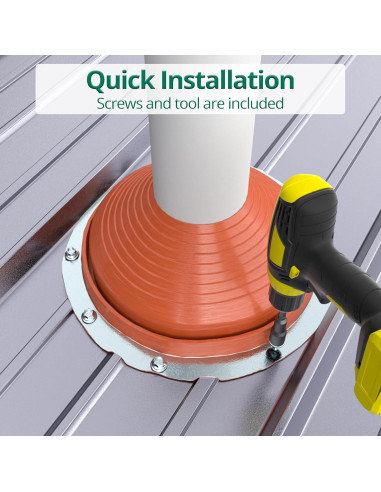 Bota de Techo Flexible Benfar 7 para Tubería 15-28 cm