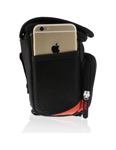 Bolsa de Cámara de Acción Navitech Negra con Múltiples Bolsillos