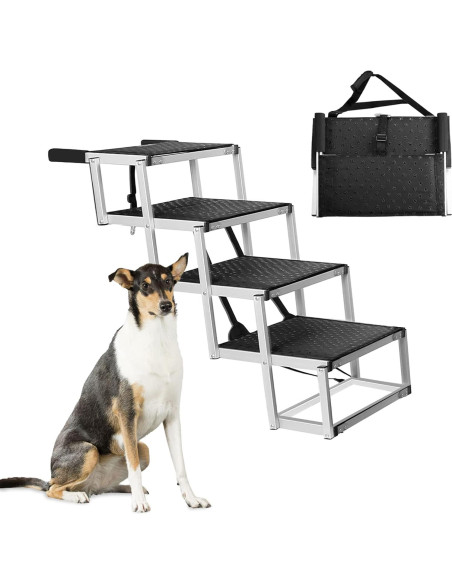 Escalera Plegable para Mascotas KOLBELL - Aluminio Antideslizante 68kg Escalera Plegable para Mascotas KOLBELL - Aluminio Antideslizante 68kg