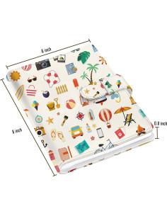 Álbum de Fotos Holoary Wallet Camping para 128 Fotos 20.3x15.5cm 2