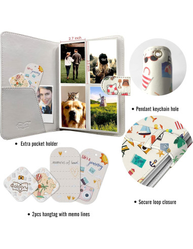 Álbum de Fotos Holoary Wallet Camping para 128 Fotos 20.3x15.5cm
