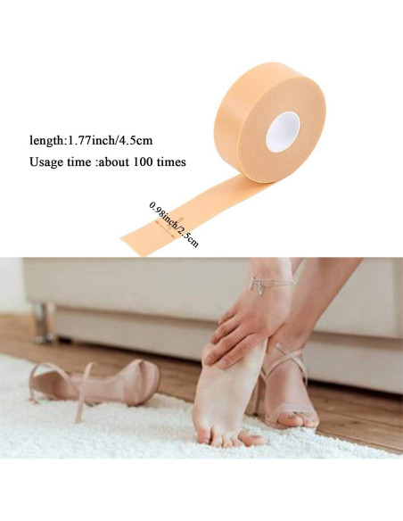 Almohadillas Adhesivas para Cuidado de Pies Yimanduo 1 Rollo