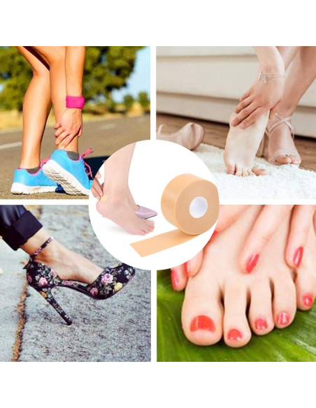 Almohadillas Adhesivas para Cuidado de Pies Yimanduo 1 Rollo