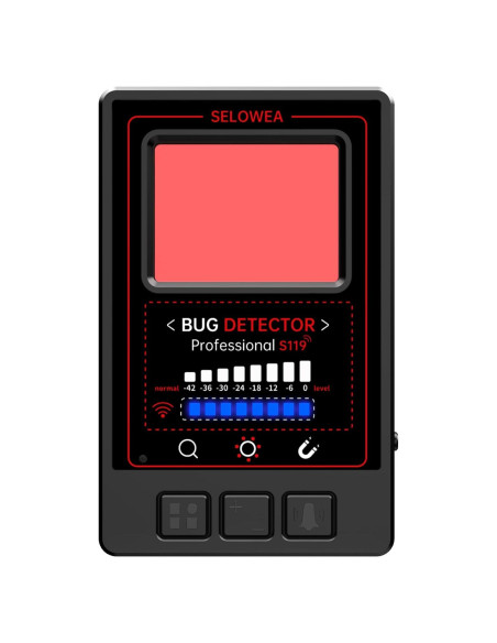 Detector de Cámaras Ocultas SELOWEA S119 - Portátil y Avanzado