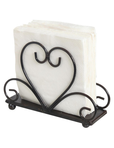 Soporte de Servilletas de Metal Owlgift Negro 190g