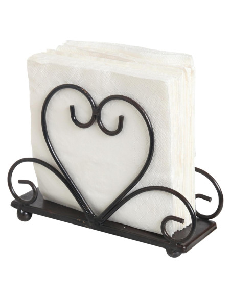 Soporte de Servilletas de Metal Owlgift Negro 190g