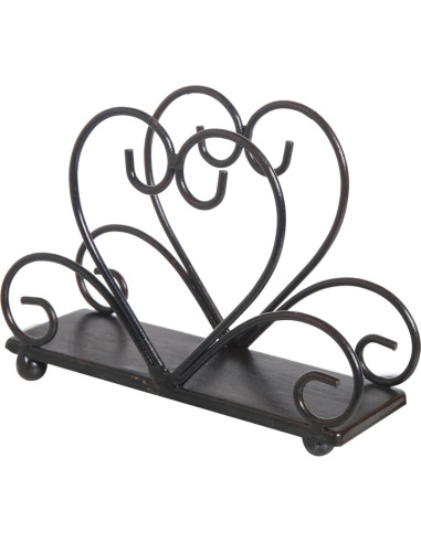 Soporte de Servilletas de Metal Owlgift Negro 190g