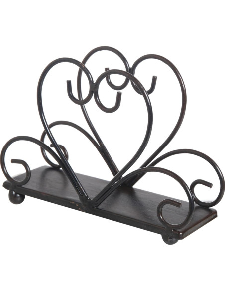 Soporte de Servilletas de Metal Owlgift Negro 190g