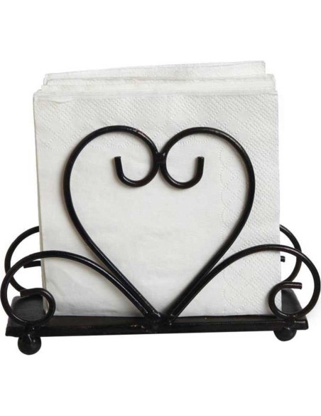 Soporte de Servilletas de Metal Owlgift Negro 190g