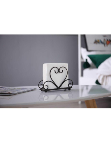 Soporte de Servilletas de Metal Owlgift Negro 190g