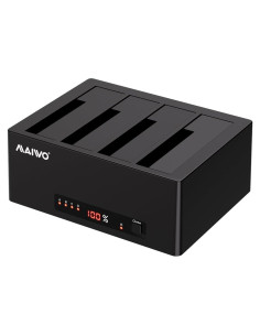 Estación de Acoplamiento MAIWO 4 Bahías Clonador HDD SSD 96TB