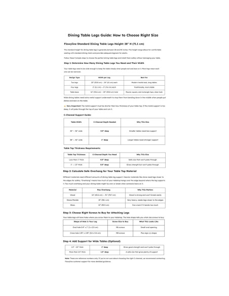 Patas de Mesa Curva Flowyline de Metal Negro 71.1 cm Ajustables