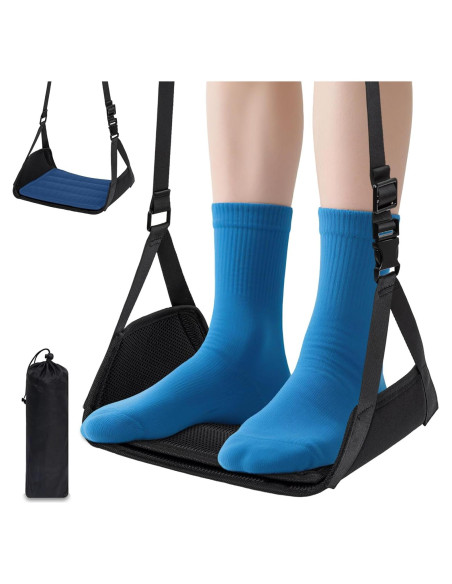 Hamaca para pies de avión Quinnsus ajustable 43-71 cm