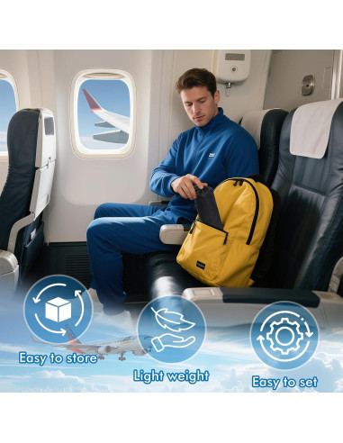 Hamaca para pies de avión Quinnsus ajustable 43-71 cm