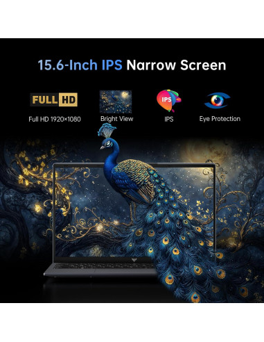 Laptop MALLRACE LX15, 16GB RAM, 512GB SSD, Intel N97, 15.6"