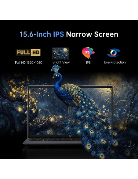 Laptop MALLRACE LX15, 16GB RAM, 512GB SSD, Intel N97, 15.6"