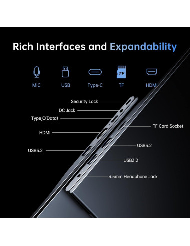 Laptop MALLRACE LX15, 16GB RAM, 512GB SSD, Intel N97, 15.6"