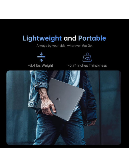 Laptop MALLRACE LX15, 16GB RAM, 512GB SSD, Intel N97, 15.6"