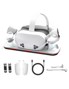 Base de Carga para Meta Quest 3S con 2 Baterías Recargables