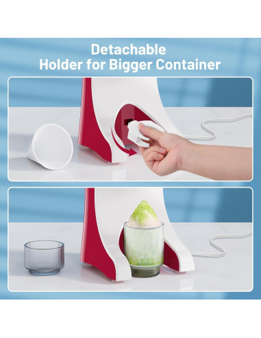 Máquina de Hielo Raspado KEENSTAR con 3 Tazas Reutilizables