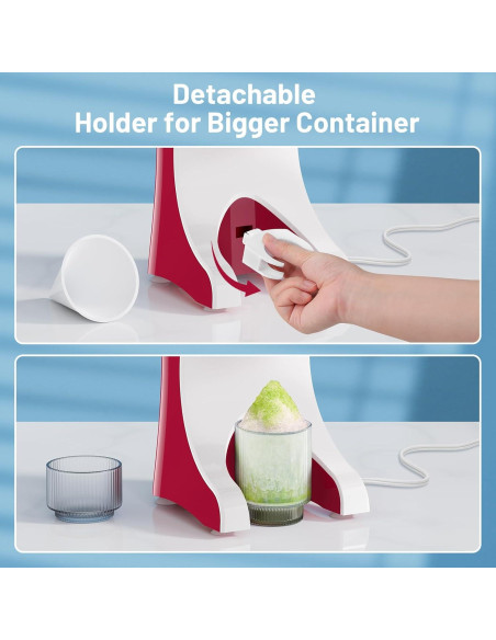 Máquina de Hielo Raspado KEENSTAR con 3 Tazas Reutilizables