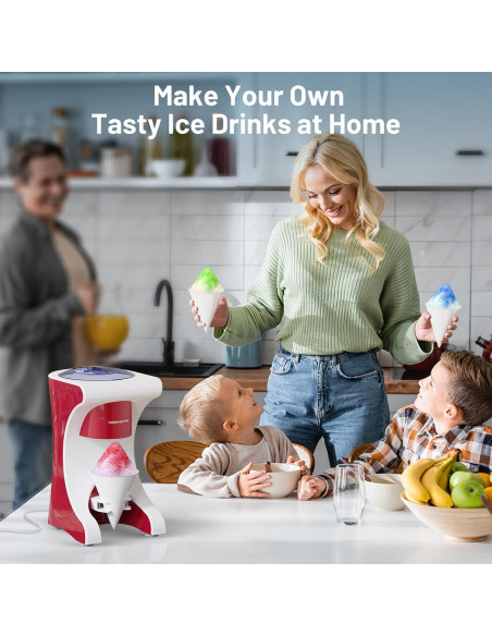Máquina de Hielo Raspado KEENSTAR con 3 Tazas Reutilizables