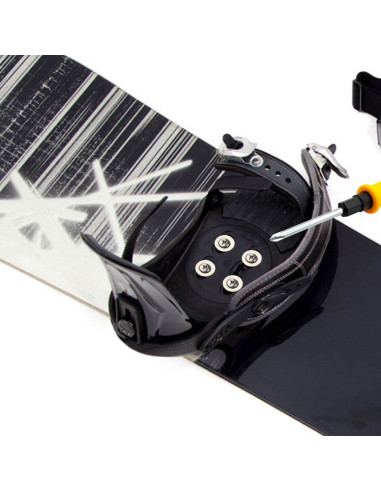 Juego de Tornillos para Snowboard BOXOB 16 Piezas Acero Inoxidable