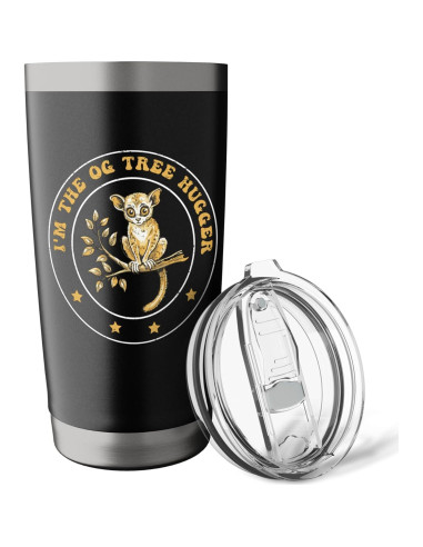 Taza Aislada de Acero Inoxidable 20 oz Saltadores del Bosque Nocturno