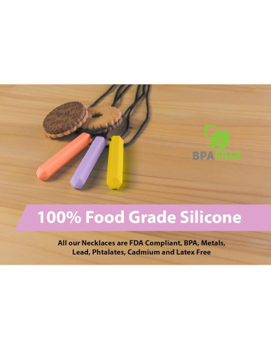 Collar Masticable Sensorial Tilcare - Silicona 100% Grado Alimenticio