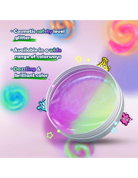 Putty Sensorial Alivio Estrés WATERELF P008 Verde/Púrpura 90.7g