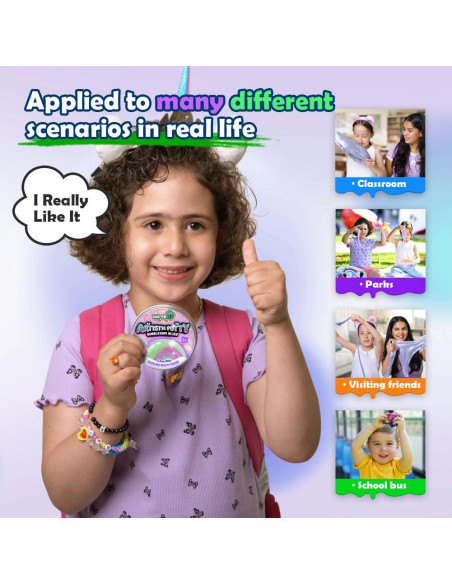 Putty Sensorial Alivio Estrés WATERELF P008 Verde/Púrpura 90.7g