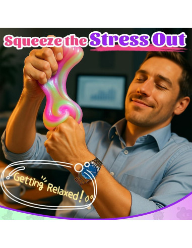 Putty Sensorial Alivio Estrés WATERELF P008 Verde/Púrpura 90.7g