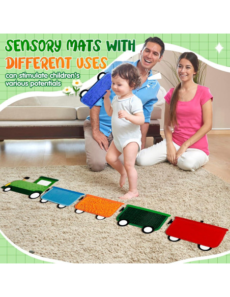 Panel de Pared Sensorial Loninak Tren 101.6x30.5cm para Niños