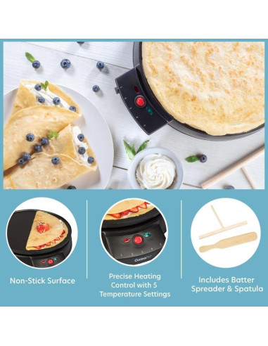 Sartén Eléctrica Antiadherente CucinaPro 30.48 cm con Esparcidor